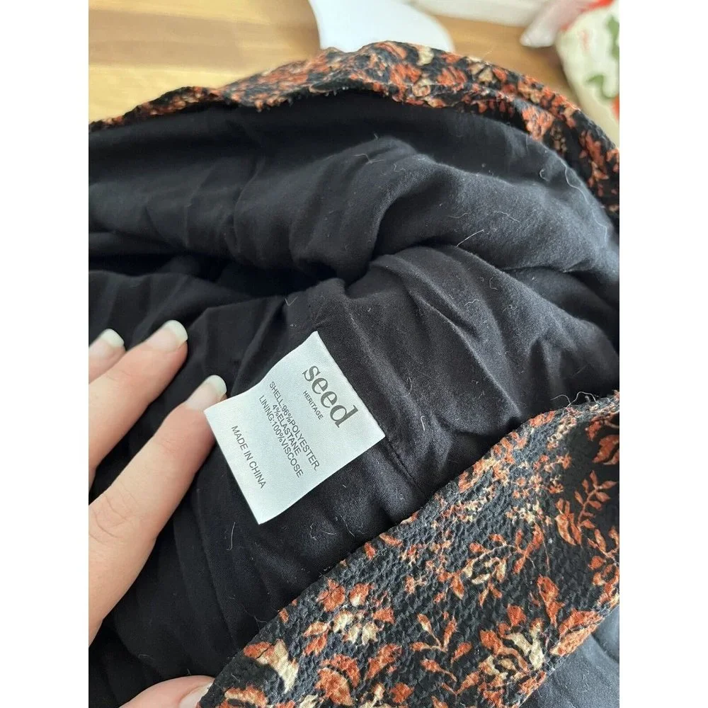 seed heritage Floral MIDI Skirt Size 8 - Picture 3 of 6